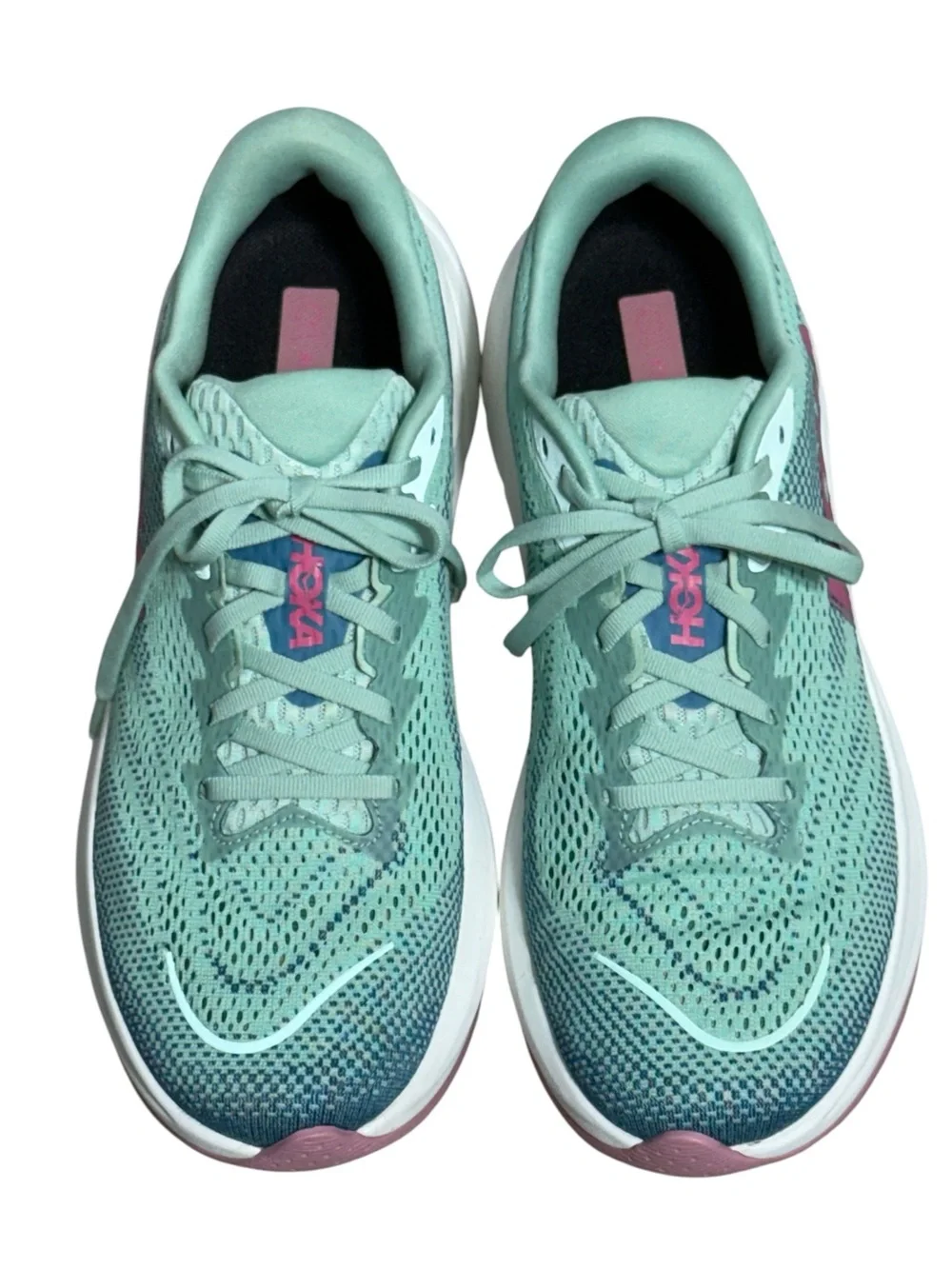 HOKA Rincon 4 Women’s Running Shoes Jadeite Alpine Blue Size 12B NWOB